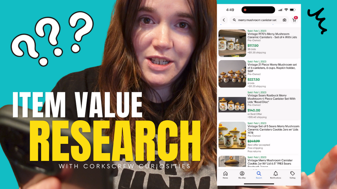 Guide to Researching Vintage & Antique Values using eBay & Worthpoint