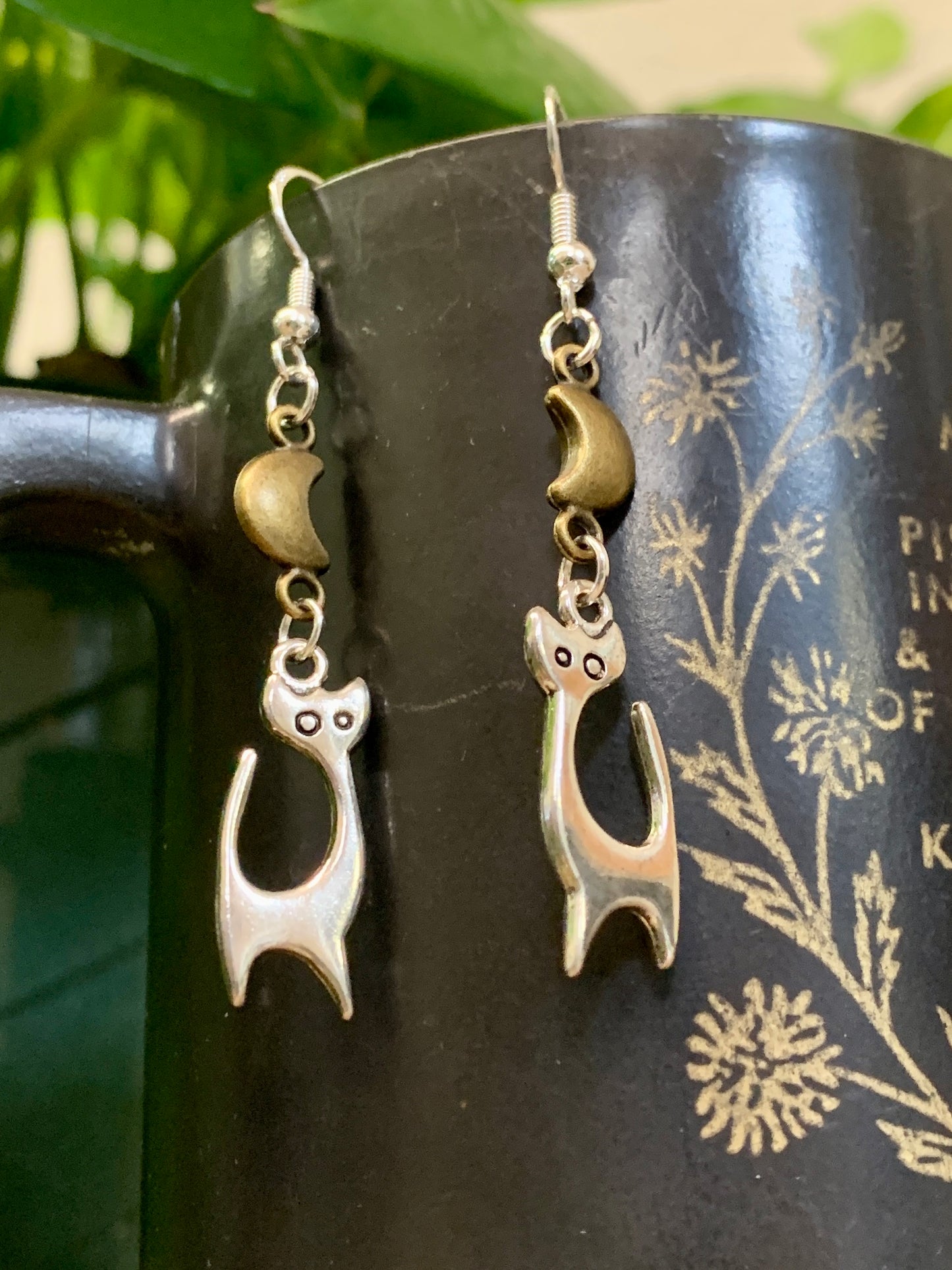 Atomic Cat Earrings