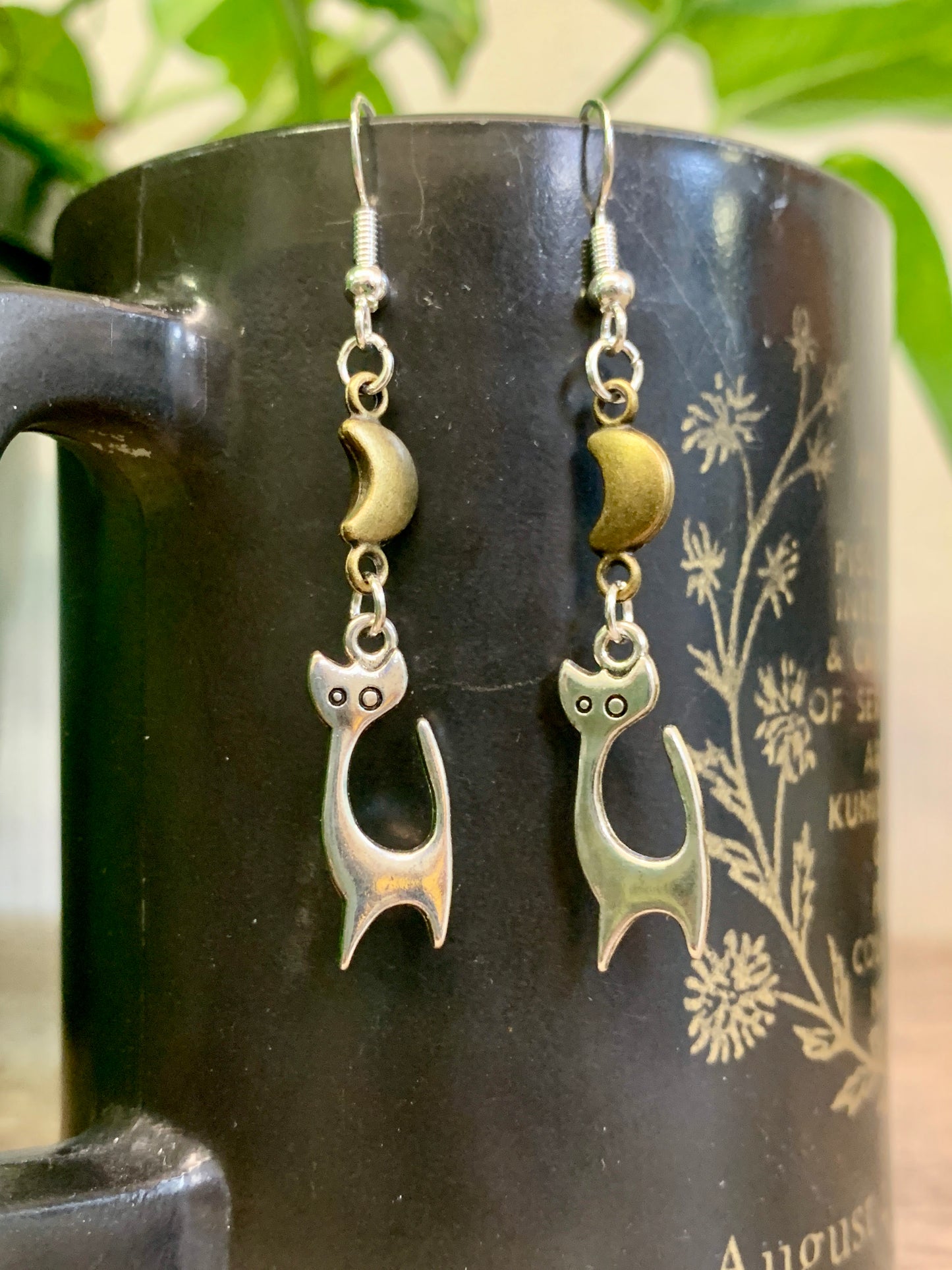 Atomic Cat Earrings