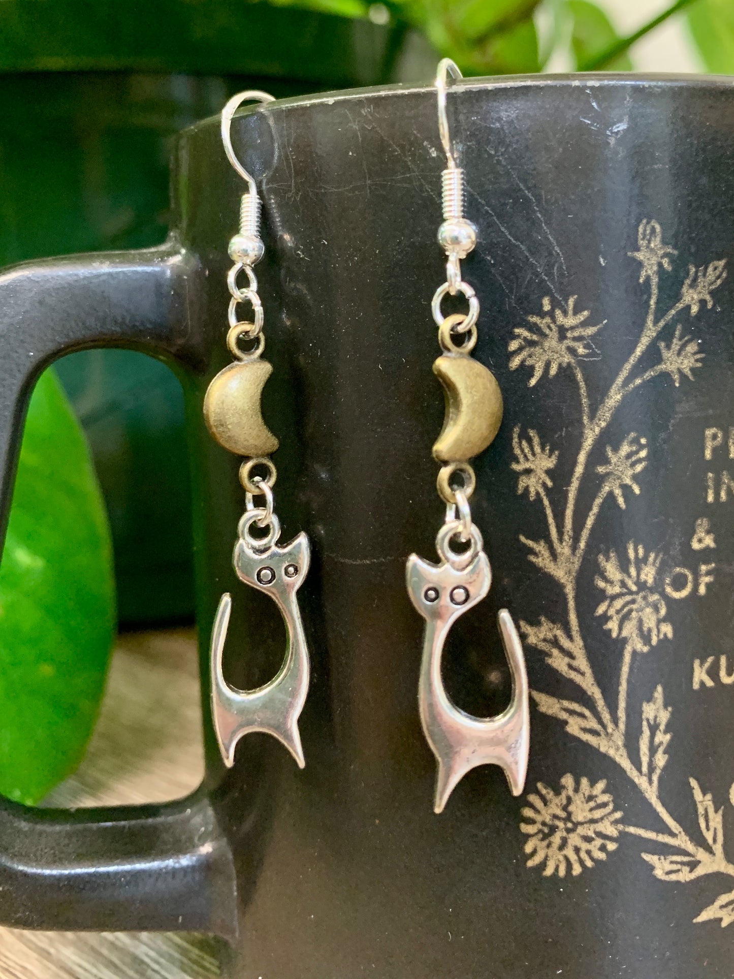 Atomic Cat Earrings