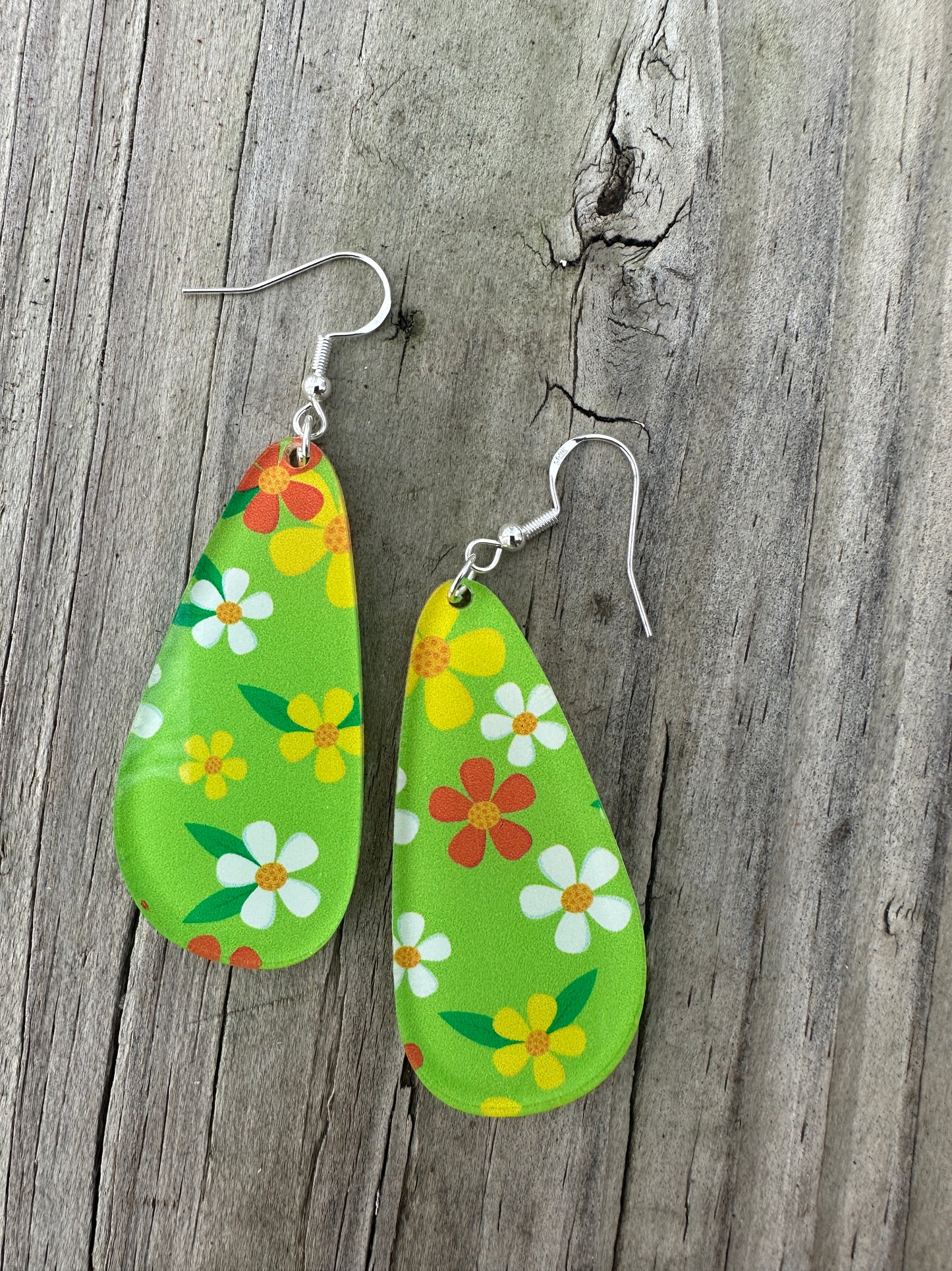 Flower Power Acrylic Earrings