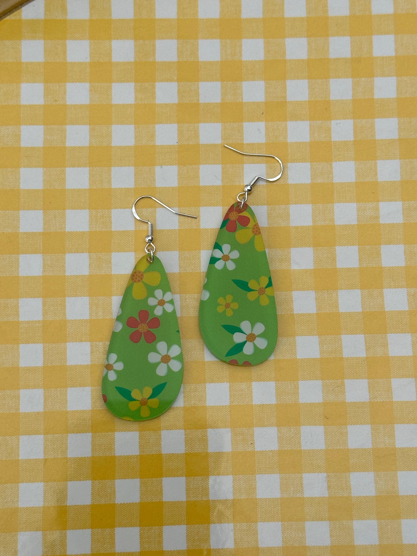 Flower Power Acrylic Earrings