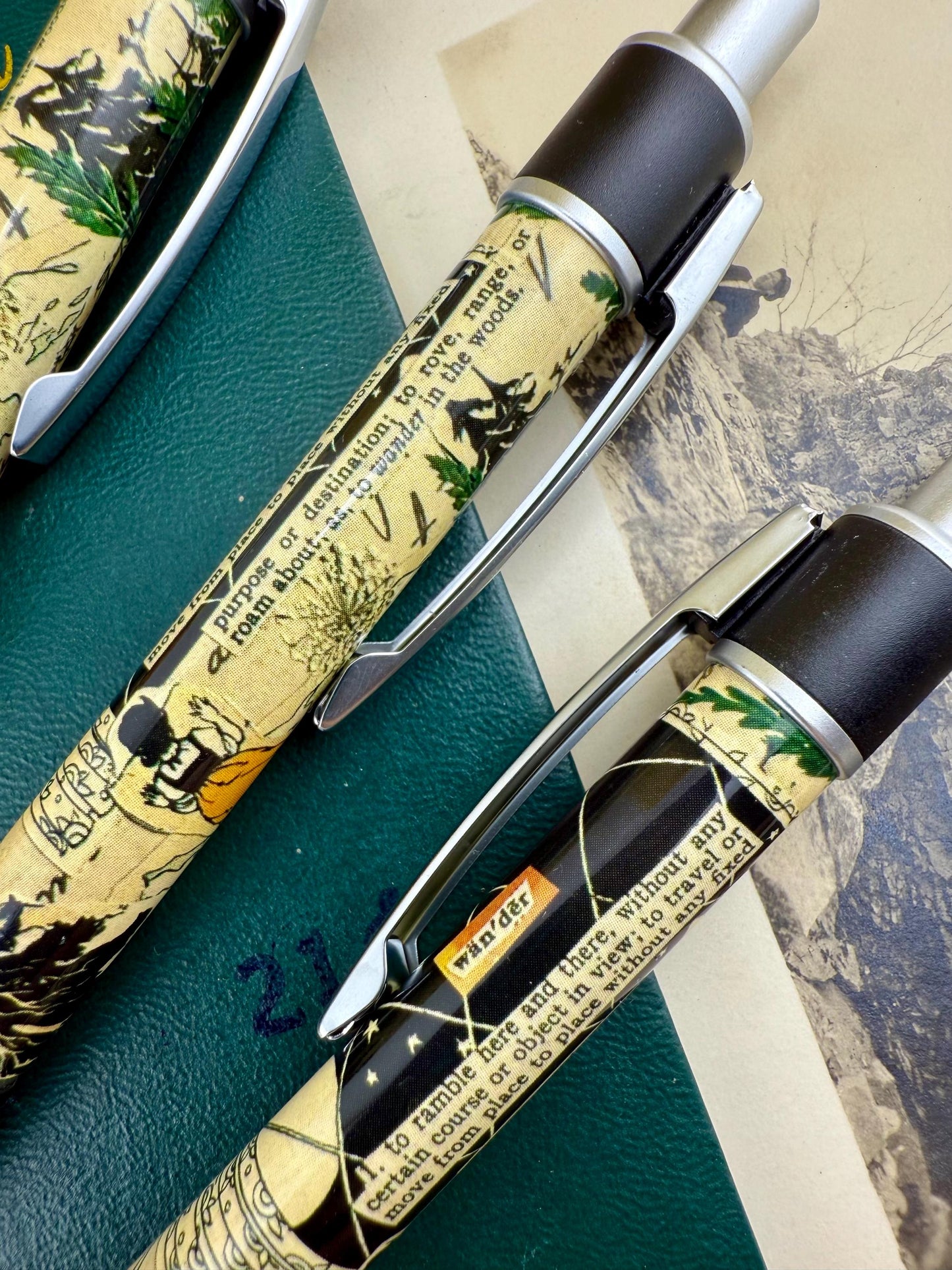 Wanderlust Collage Art Pen