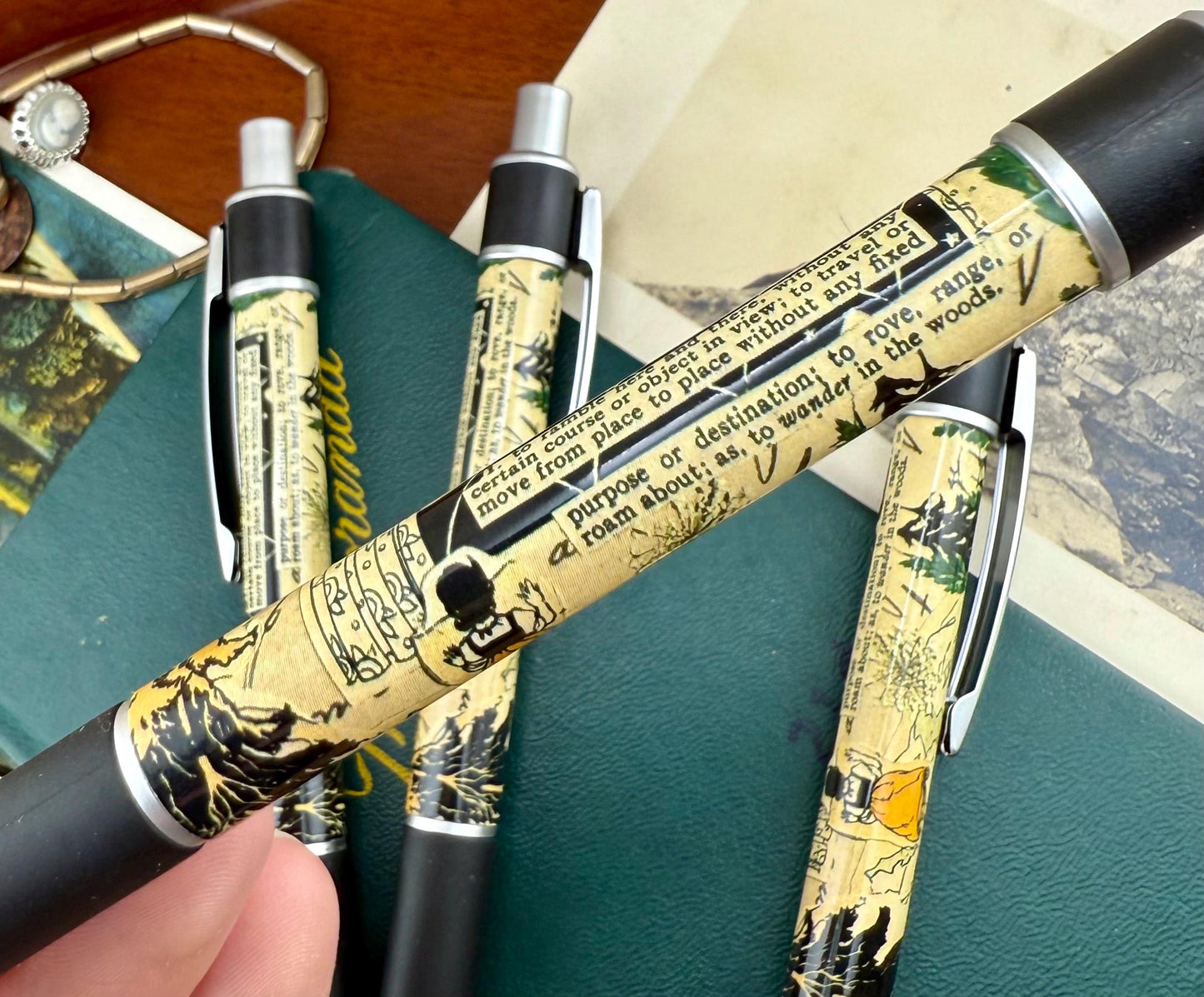 Wanderlust Collage Art Pen