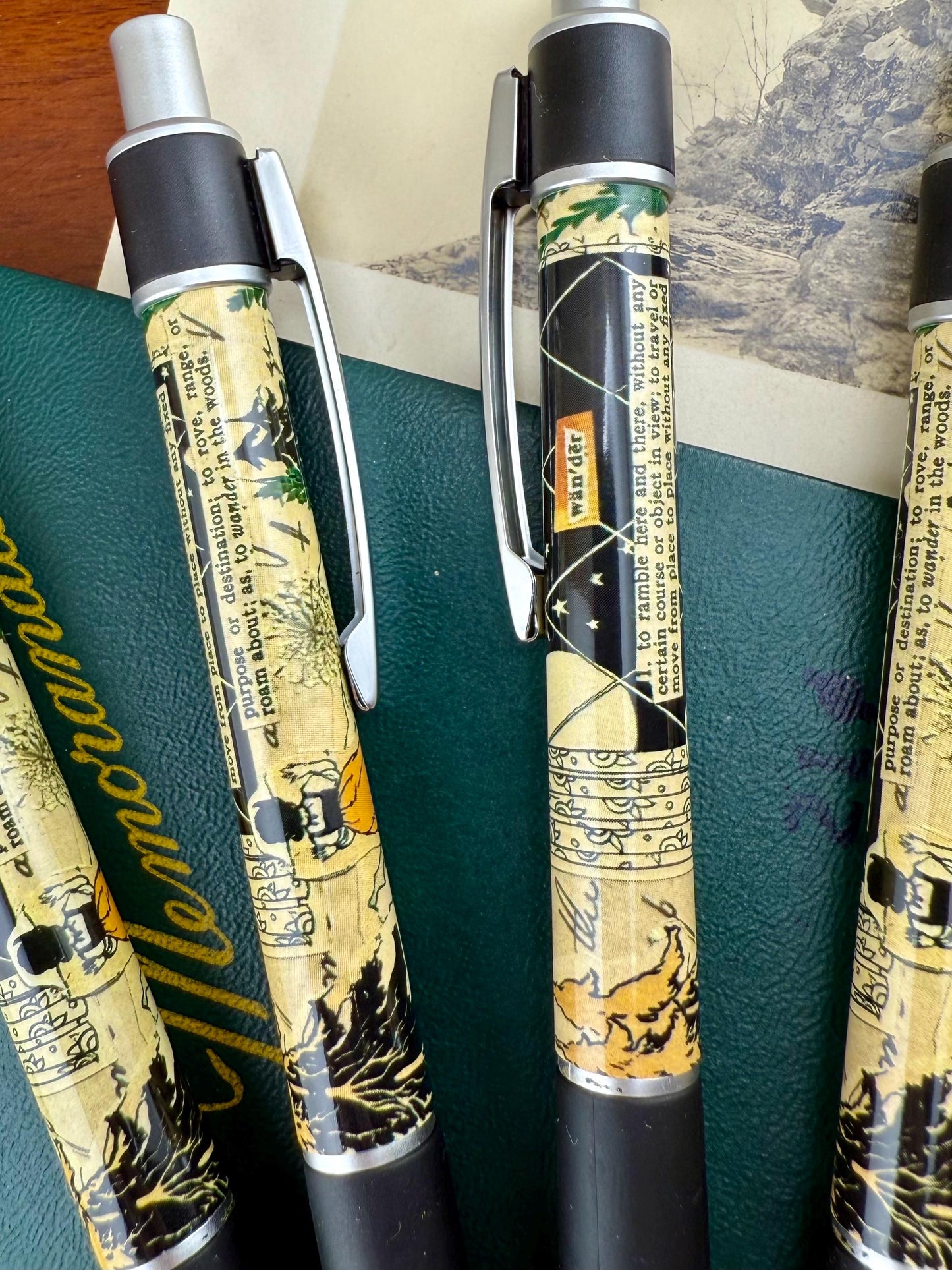 Wanderlust Collage Art Pen