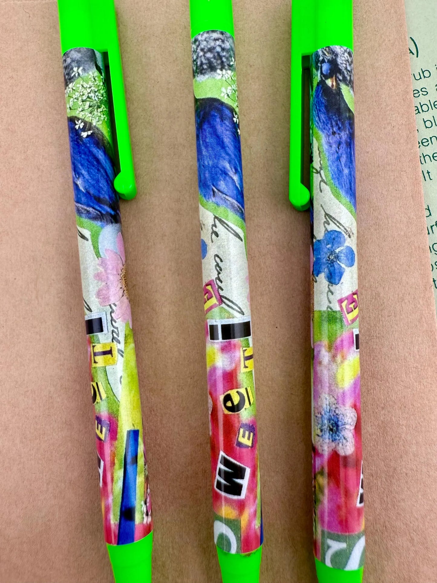 Sweetie Bird Collage Art Pen